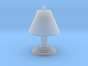 Desk Lamp 1.4" tall. in Clear Ultra Fine Detail Plastic