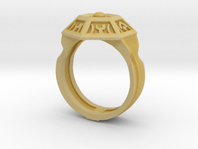 Ring of Royal Grandeur (21mm) in Tan Fine Detail Plastic