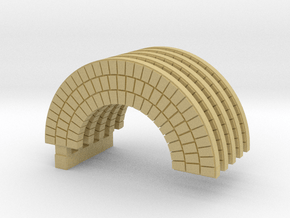 Brick Arch HO Modified  X 5 in Tan Fine Detail Plastic