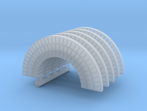 HO Brick Arch x 5 in Clear Ultra Fine Detail Plastic