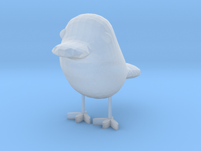 Bird in Clear Ultra Fine Detail Plastic