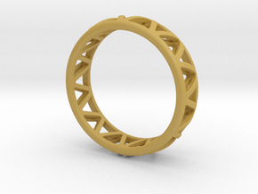 Truss Ring 2 size 10.5 in Tan Fine Detail Plastic