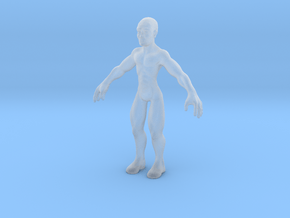 Character01-large in Clear Ultra Fine Detail Plastic