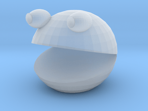 Tinkercad Pacman in Clear Ultra Fine Detail Plastic