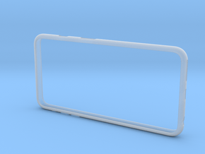 IPhone6 Plus Bumper in Clear Ultra Fine Detail Plastic