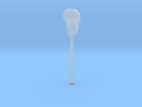 Lacrosse Stick Pendant in Clear Ultra Fine Detail Plastic