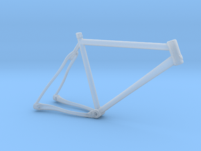 Bike Pendant in Clear Ultra Fine Detail Plastic