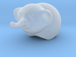Ella the Elephant in Clear Ultra Fine Detail Plastic