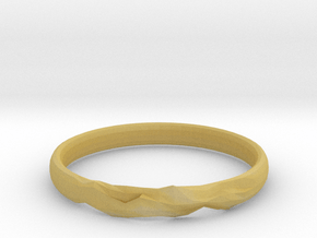 Shadow Ring US Size 6 UK Size M in Tan Fine Detail Plastic