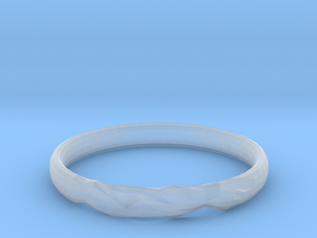 Shadow Ring US Size 6 UK Size M in Clear Ultra Fine Detail Plastic
