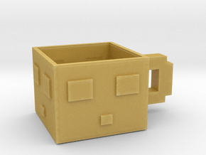 Minecraft Slime Teacup 5.5 Cm in Tan Fine Detail Plastic