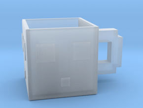 Minecraft Slime Mug 6.5 Cm in Clear Ultra Fine Detail Plastic