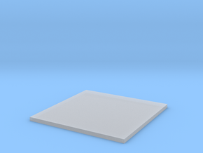Square in Clear Ultra Fine Detail Plastic