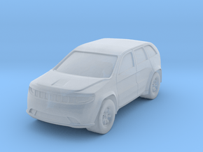 SUV at 1"=16' Scale in Clear Ultra Fine Detail Plastic