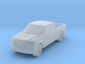 Truck At 1"=16' Scale in Clear Ultra Fine Detail Plastic