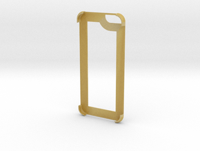 Iphone 6 Edge Cover in Tan Fine Detail Plastic