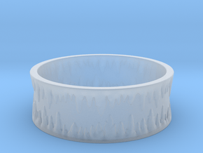 Cavern Rock Formations Ring in Clear Ultra Fine Detail Plastic