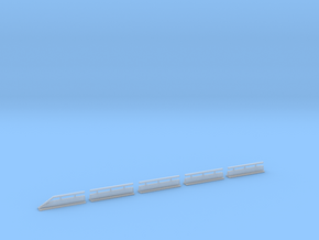 Varioguard Barrier (n-scale) in Clear Ultra Fine Detail Plastic