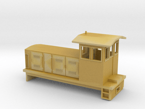 HOn30 Endcab Locomotive ("Eva") one p in Tan Fine Detail Plastic