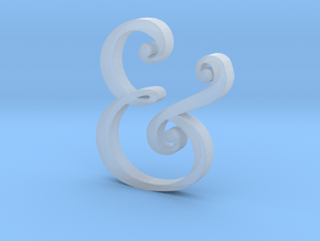 Acrylic Ampersand in Clear Ultra Fine Detail Plastic