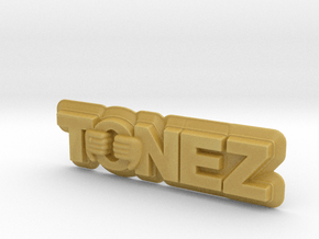 ToneZ Plate in Tan Fine Detail Plastic