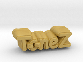 ToneZ Knob - Comic Sans Edition in Tan Fine Detail Plastic