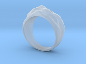 Sand Dune Ring in Clear Ultra Fine Detail Plastic