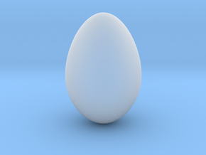 Robin Egg 2 - smooth in Clear Ultra Fine Detail Plastic