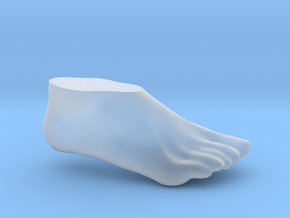 Women's Right Foot - Size 6.5-7 in Clear Ultra Fine Detail Plastic