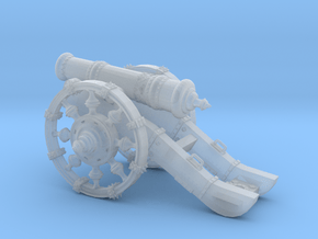 Mini Cannon Detailed   in Clear Ultra Fine Detail Plastic