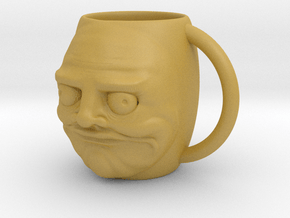 Cup Meme - I Like it - Me gusta in Tan Fine Detail Plastic