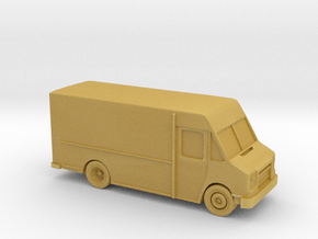 Delivery Truck 3 Inch in Tan Fine Detail Plastic