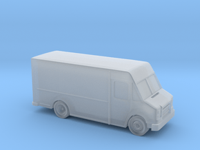 Delivery Truck 3 Inch in Clear Ultra Fine Detail Plastic