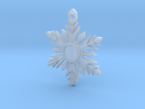 Once Upon a Time Snowflake Pendant in Clear Ultra Fine Detail Plastic