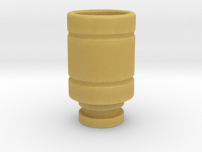Magma styled drip tip in Tan Fine Detail Plastic