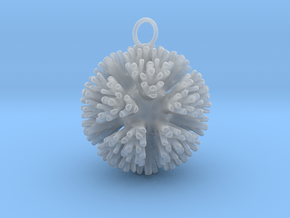 Bauble Branching Coral in Clear Ultra Fine Detail Plastic