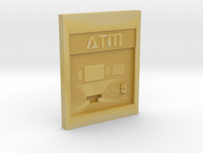 Contemporary ATM for 4" Figures in Tan Fine Detail Plastic