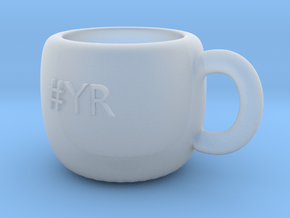 #YR Mug in Clear Ultra Fine Detail Plastic