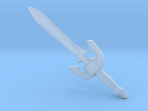 Warduke Sword in Clear Ultra Fine Detail Plastic