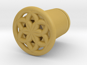 Seed Of Life plug in Tan Fine Detail Plastic
