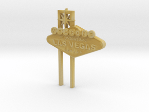Las Vegas welcome (n-scale) in Tan Fine Detail Plastic