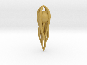 Pendulum Pendant  in Tan Fine Detail Plastic