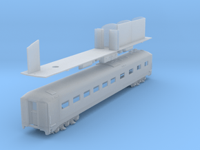 D&H Dining Car #151 (1/160) in Clear Ultra Fine Detail Plastic