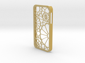 IPhone 5 Lace Case in Tan Fine Detail Plastic