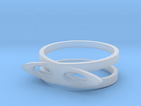 Ring12 in Clear Ultra Fine Detail Plastic