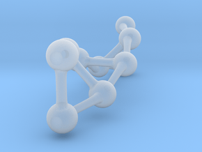 Double Helix Structure in Clear Ultra Fine Detail Plastic