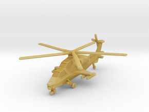 1/300 Chinese WZ-10 Attack Helicopter in Tan Fine Detail Plastic