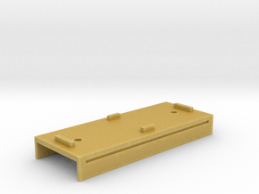 Base Carriage Europe #2 (n-scale) in Tan Fine Detail Plastic