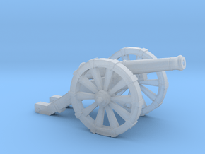 Mini Cannon French 4 Pound   in Clear Ultra Fine Detail Plastic