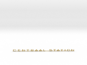 Rotterdam Centraal Station (n-scale) in Tan Fine Detail Plastic